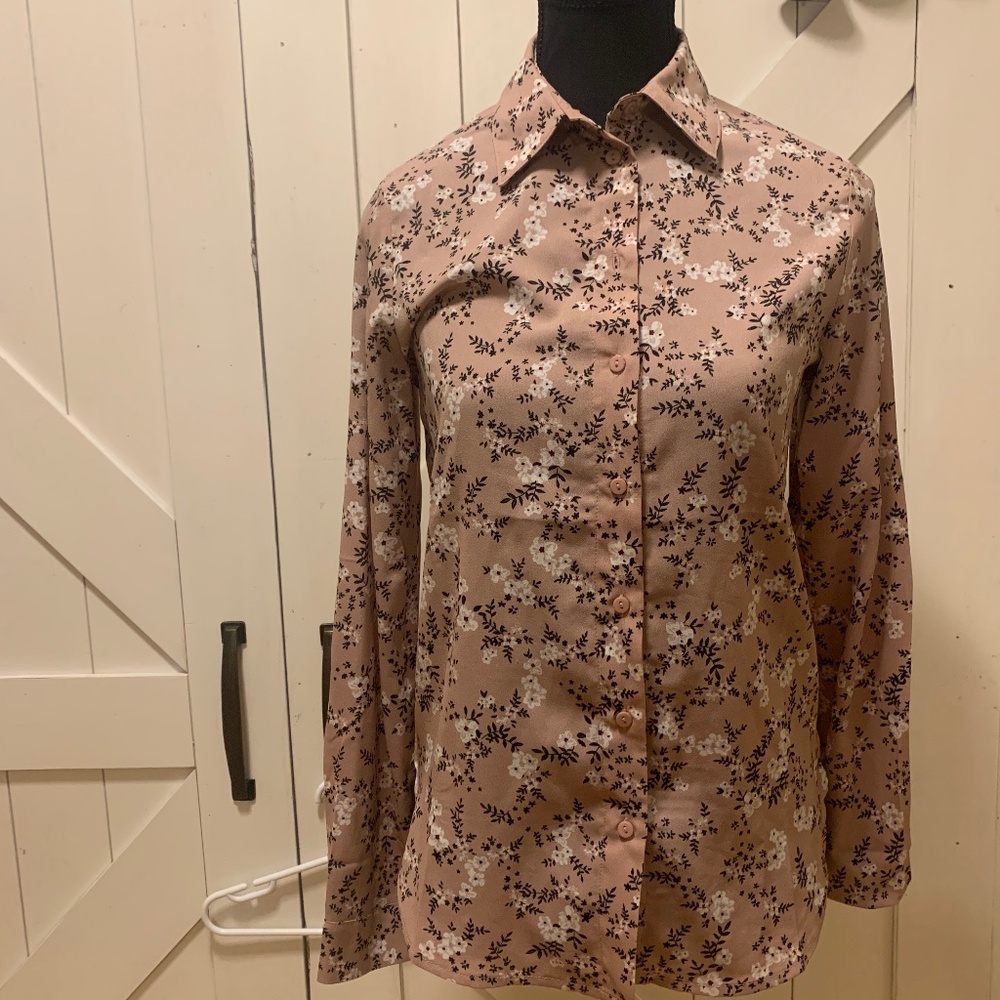 Floral Suzy Shier Blouse for Women - Size Small